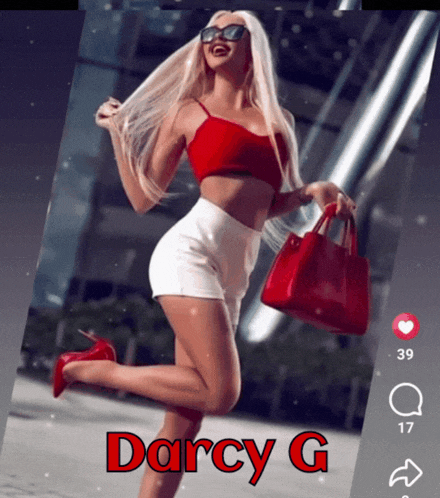 darcy g is the name of the woman shown