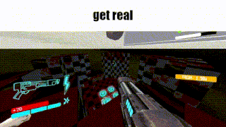 a screenshot of a video game with the words get real on the bottom