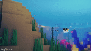 Minecraft Puffer Fish GIF - Minecraft Puffer Fish Trident GIFs
