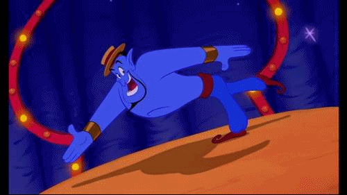 Aladdin: Running Man Jumping Jacks GIF - Aladdin Genie Dancing GIFs