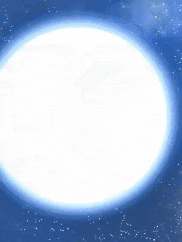 a white circle with the letter k on it is in the middle of a blue sky