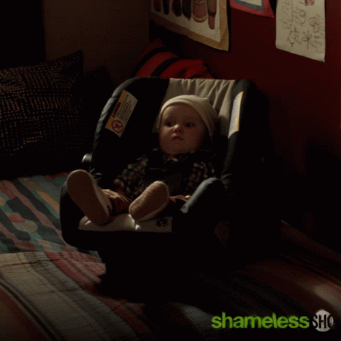 Baby Looks Back Left Alone GIF - Baby Looks Back Baby Left Alone GIFs