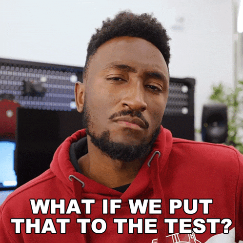 What If We Put That To The Test Marques Brownlee GIF - What If We Put That To The Test Marques Brownlee How About If We Test That GIFs