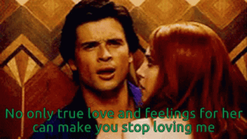 Smallville Clark Kent GIF - Smallville Clark Kent No Only True Love And Feelings For Her Can Make Youtop Loving Me GIFs