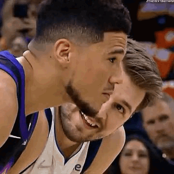 Luka Doncic Devin Booker GIF