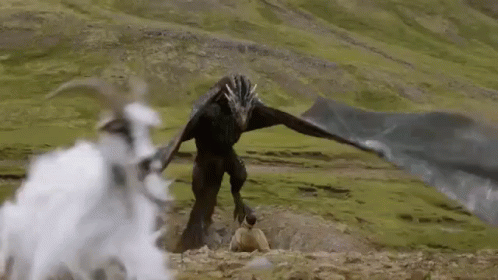 Dragon - Game Of Thrones GIF - Game Of Thrones Dragon Goat GIFs