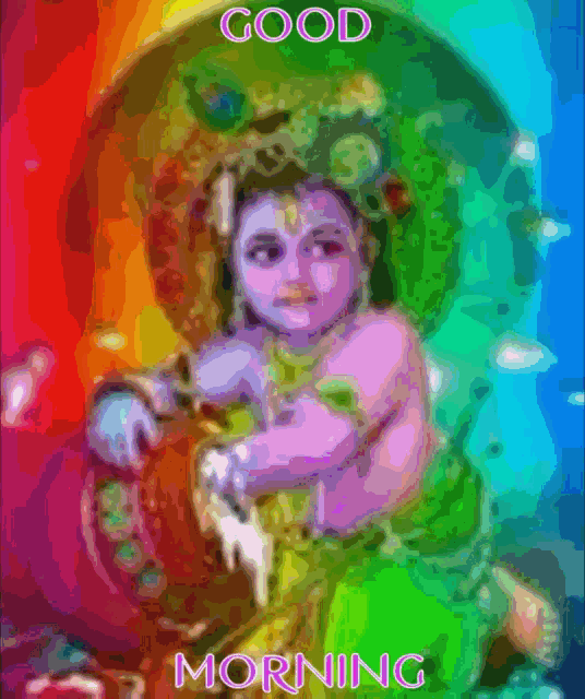Lord Krishna Good Morning GIF - Lord Krishna Good Morning GIFs