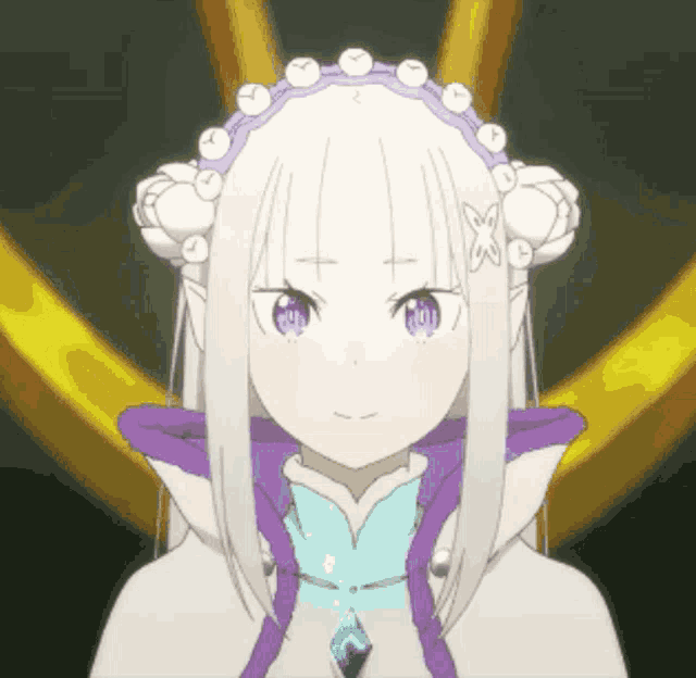 Anime Emilia GIF - Anime Emilia Rezero GIFs