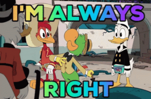Ducktales Ducktales2017 GIF - Ducktales Ducktales2017 Im Always Right GIFs