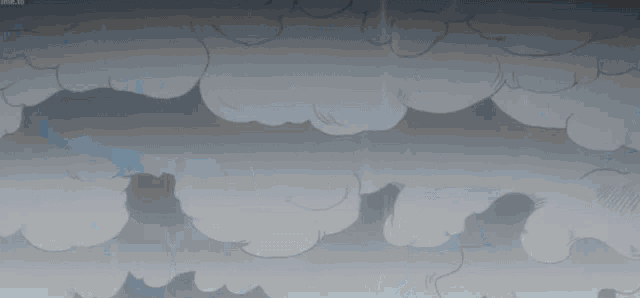a lightning bolt is coming out of a cloud in a dark sky .