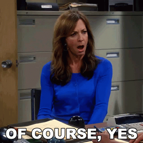 Of Course Yes Allison Janney GIF - Of Course Yes Allison Janney Bonnie GIFs