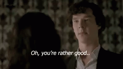Sherlock GIF - Sherlock Holmes Benedict Cumberbatch Good GIFs