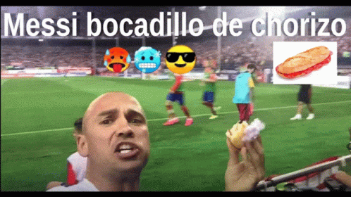 Messi Bocadillo De Chorizo GIF - Messi Bocadillo De Chorizo GIFs