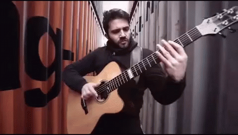 Luca Stricagnoli Acoustic Guitar GIF - Luca Stricagnoli Acoustic Guitar Playing Guitar GIFs