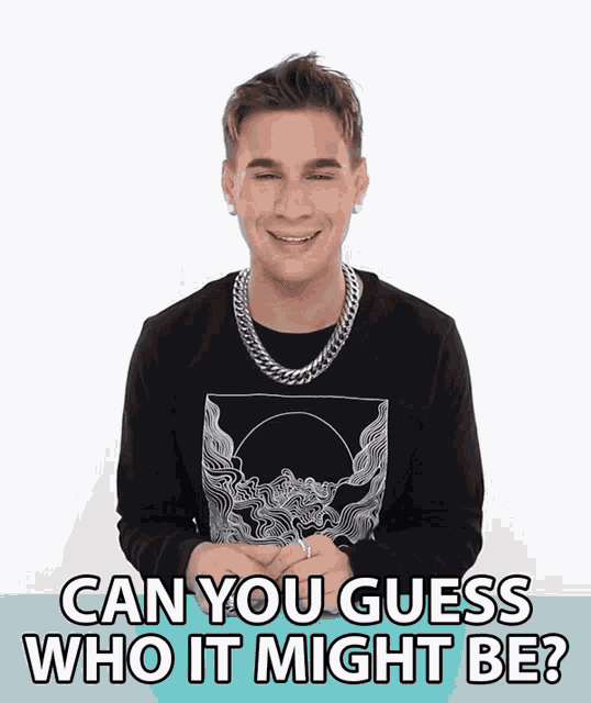 Can You Guess Who It Might Be Brad Mondo GIF - Can You Guess Who It Might Be Brad Mondo Guess What GIFs