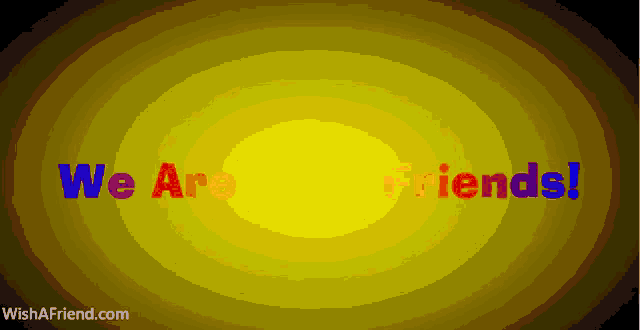 a yellow background with the words " we are best friends " on it