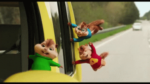 Alvin And The Chipmunks Road Trip GIF - Alvin And The Chipmunks Road Trip Car GIFs