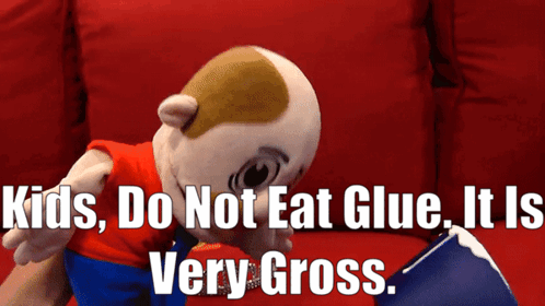 Sml Marvin GIF - Sml Marvin Kids Do Not Eat Glue GIFs