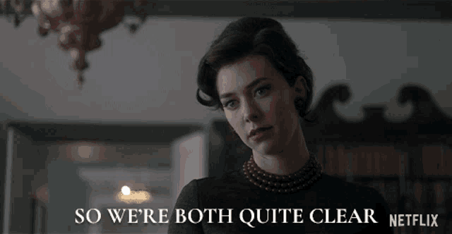 So Were Both Quite Clear Vanessa Kirby GIF - So Were Both Quite Clear Vanessa Kirby Princess Margaret GIFs