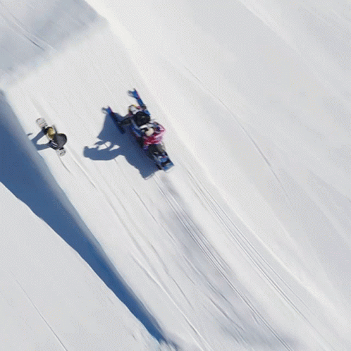 Jumping Over A Piste Red Bull GIF - Jumping Over A Piste Red Bull Snowboarding GIFs