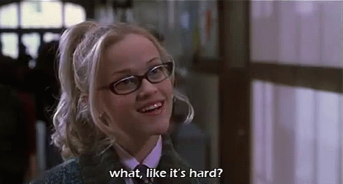 Like It'S Hard? GIF - Legally Blonde Like Its Hard Confused GIFs