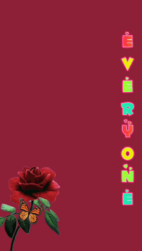a picture of a woman with a rose and the words welcome