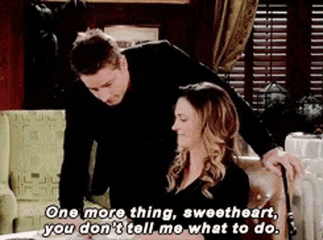 Adam Newman Sage Warner GIF - Adam Newman Sage Warner The Young And The Restless GIFs