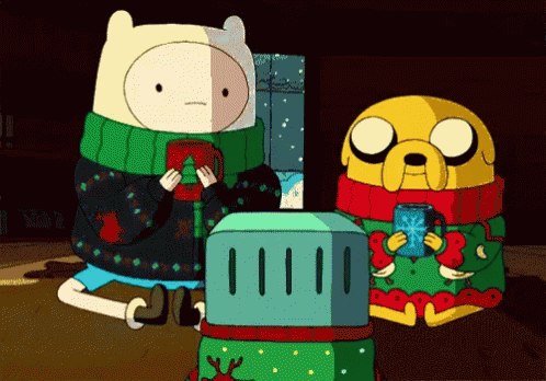 Adventure Time Christmas GIF - Adventure Time Finn Jake GIFs