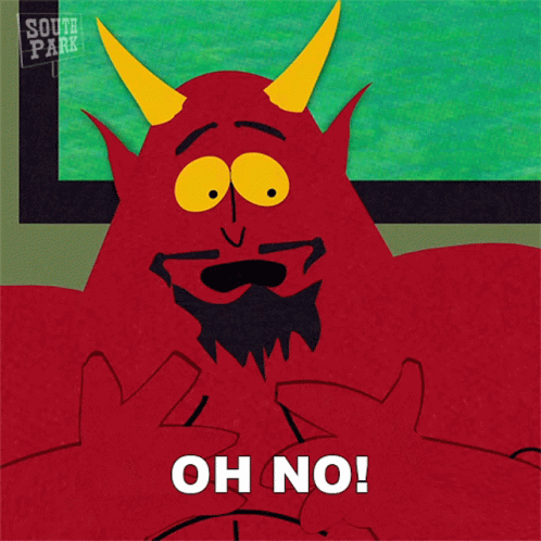 Oh No Satan GIF - Oh No Satan South Park GIFs