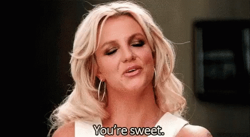 Britney Spears Backhanded GIF - Britney Spears Backhanded Youre Sweet GIFs