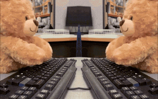 Bears Answering Eachother GIF - Bears Answering Eachother GIFs