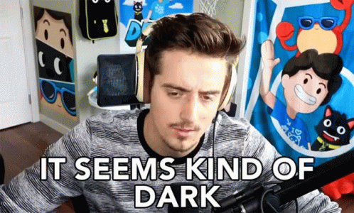 It Seems Kind Of Dark Curious GIF - It Seems Kind Of Dark Curious Confused GIFs