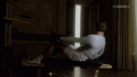 The Young Pope Workout GIF - The Young Pope Workout Exercise GIFs