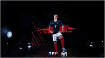 a tfi logo is displayed on a dark background