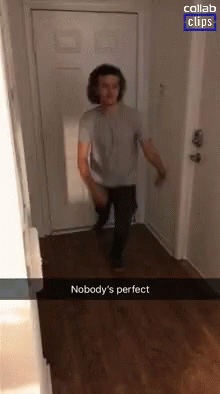Hit His Head Nobodys Perfect GIF - Hit His Head Nobodys Perfect Did Not Notice GIFs