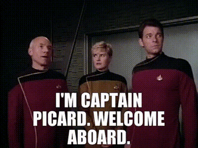 Picard Welcome GIF - Picard Welcome Aboard GIFs