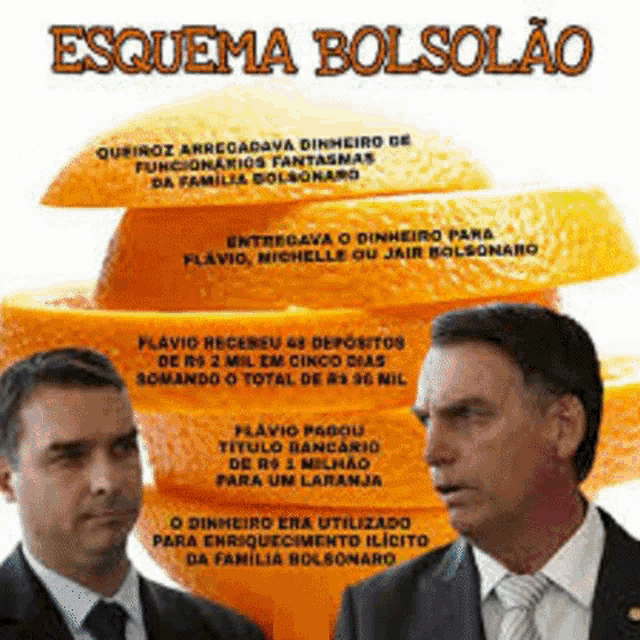 Fora Bolsonaro Queiroz GIF - Fora Bolsonaro Queiroz Laranja GIFs