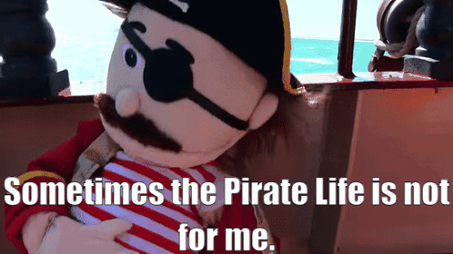 Sml Captain Hook GIF - Sml Captain Hook Sometimes The Pirate Life Is Not For Me GIFs