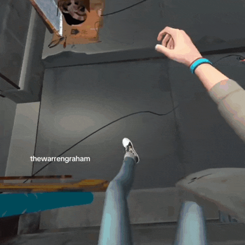 a person is playing a video game with the name thewarrengraham on the bottom