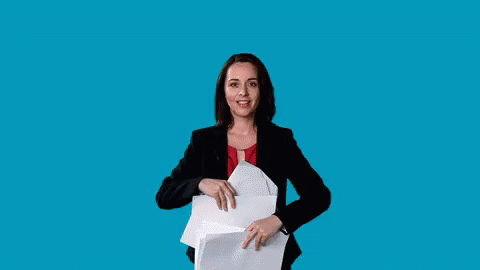 When Friday Hits GIF - Paper Throw Yes GIFs