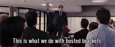 Busted Bracket GIF - Busted Brackets Office Documents GIFs