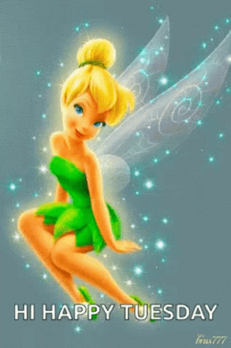 Tinker Bell Cheer You Up GIF - Tinker Bell Cheer You Up Hi Happy Tuesday GIFs