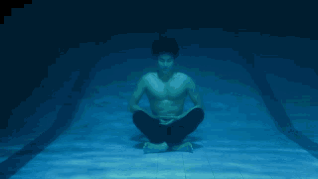 Kinnporsche Meditation GIF - Kinnporsche Meditation Underwater GIFs