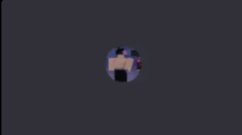there is a picture of a person in a circle on a dark background .