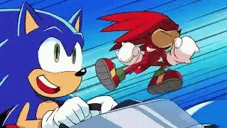 Sonic Knuckles GIF - Sonic Knuckles Fun GIFs