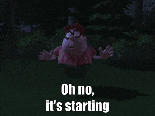 a cartoon character says for human flesh