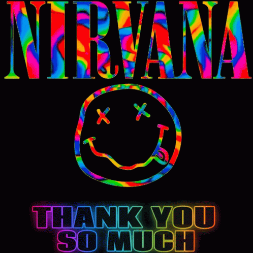 Nirvana Thank You GIF - Nirvana Thank You Thanks GIFs