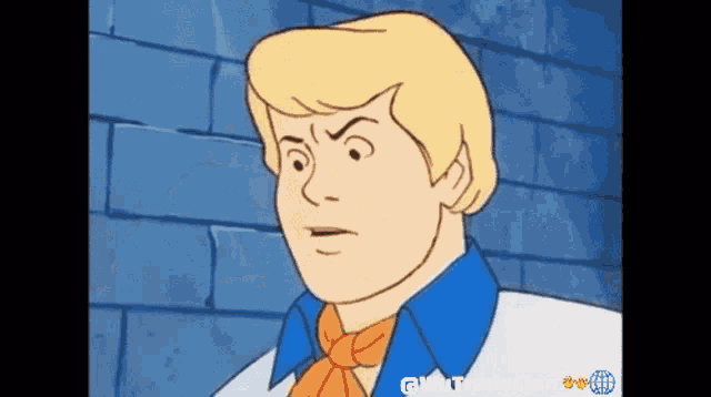 a scooby doo character making a funny face