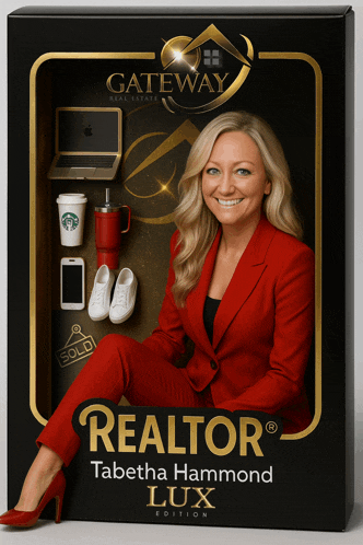 a realtor tabatha hammond lux edition doll is sitting on the ground