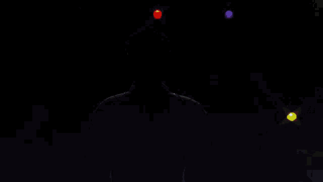 a purple and red background with a white glowing object in the middle